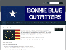 Tablet Screenshot of bonnieblueoutfitters.com